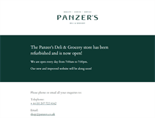 Tablet Screenshot of panzers.co.uk